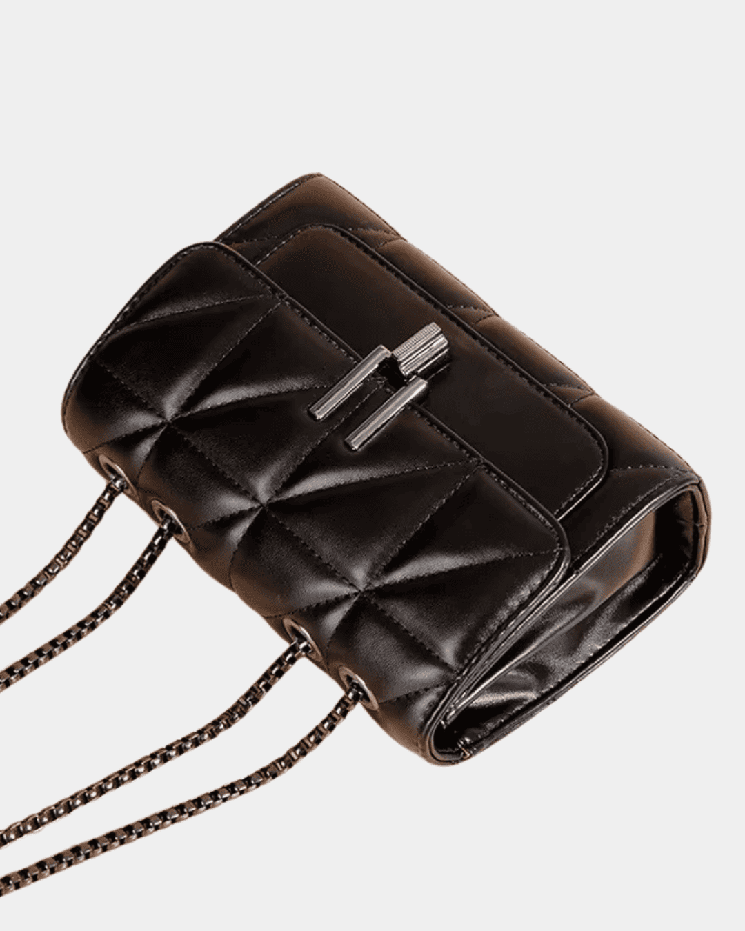 Bolsa Nina em couro acolchoado