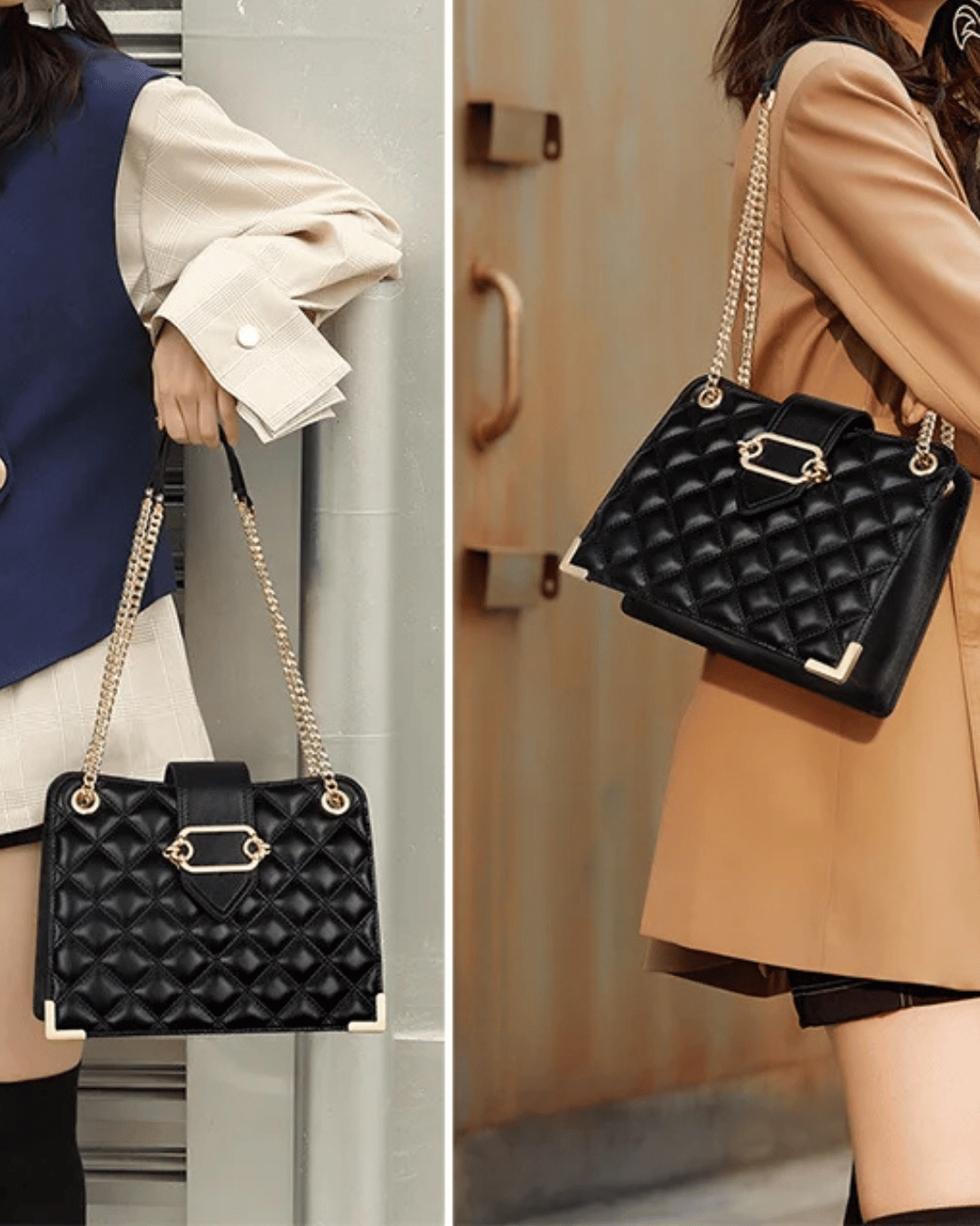 Bolsa Foxer clássica em couro