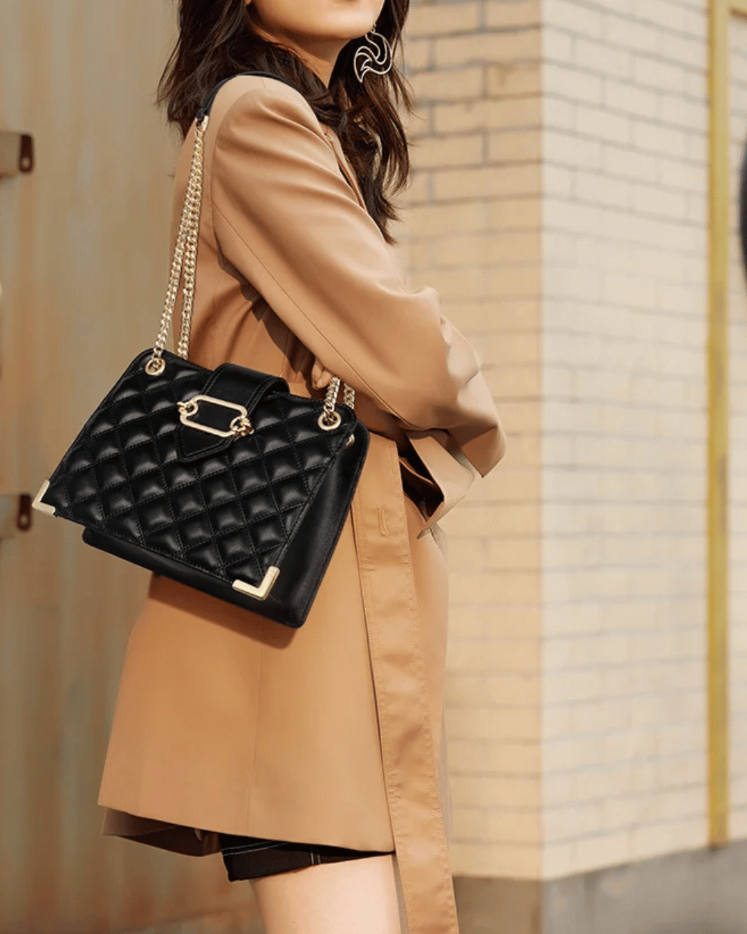 Bolsa Foxer clássica em couro