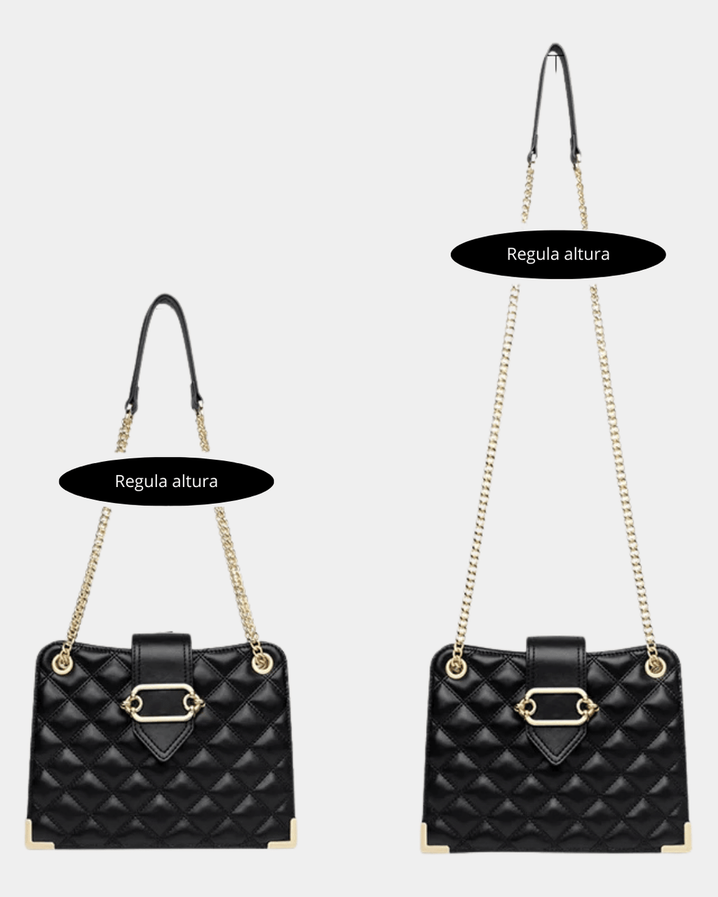Bolsa Foxer clássica em couro