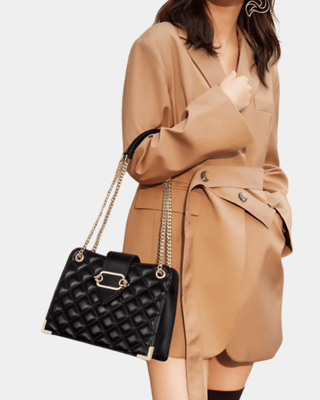 Bolsa Foxer clássica em couro