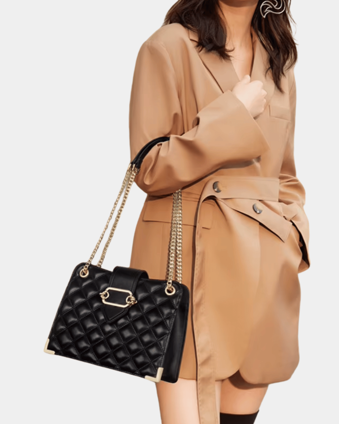 Bolsa Foxer clássica em couro
