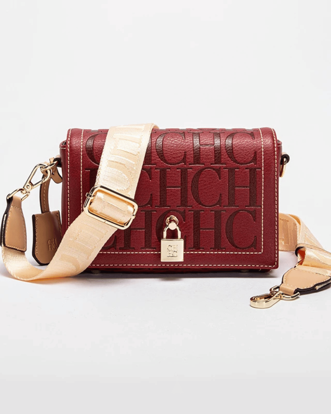 Bolsa tiracolo clássica em couro