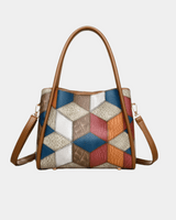 Bolsa Tote Bianca com Estampa Geométric