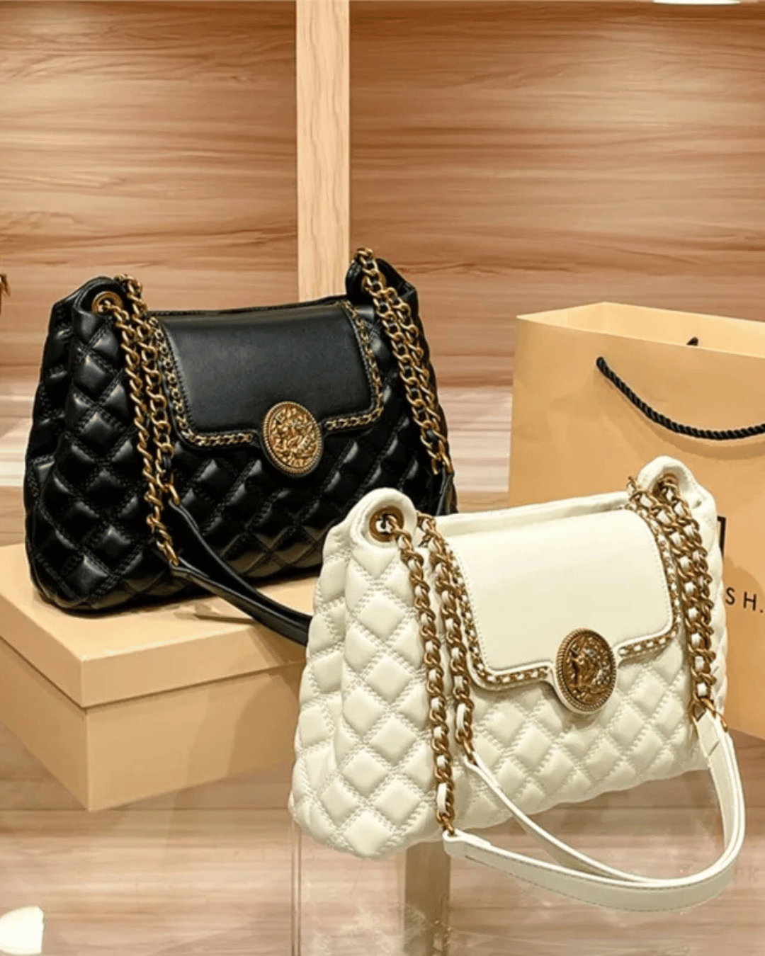 Bolsa Brand em couro original