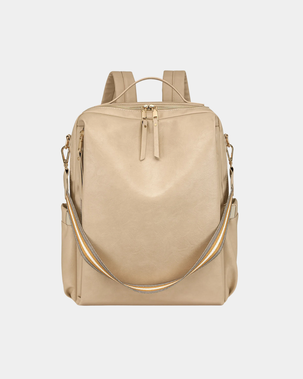 Mochila Estefani em couro modelo novo 2026