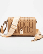 Bolsa tiracolo clássica em couro