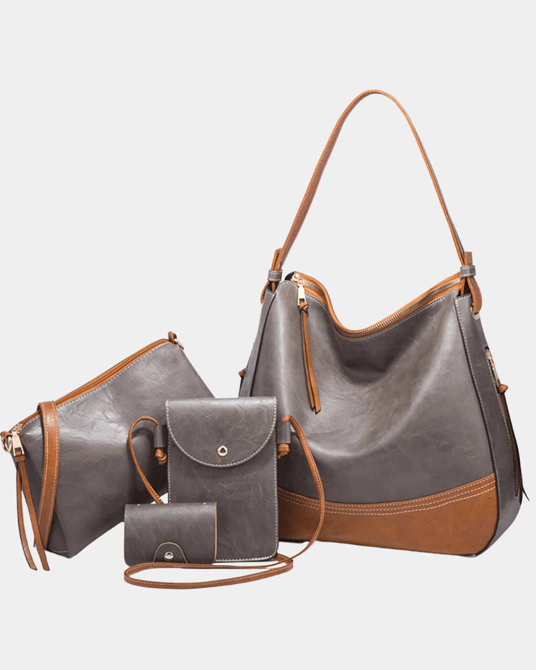 Kit de bolsa de couro premium de luxo
