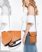 Kit de bolsa de couro premium de luxo
