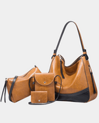Kit de bolsa de couro premium de luxo