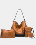 Kit de bolsa de couro premium de luxo