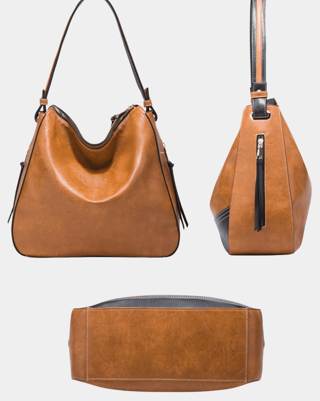 Kit de bolsa de couro premium de luxo