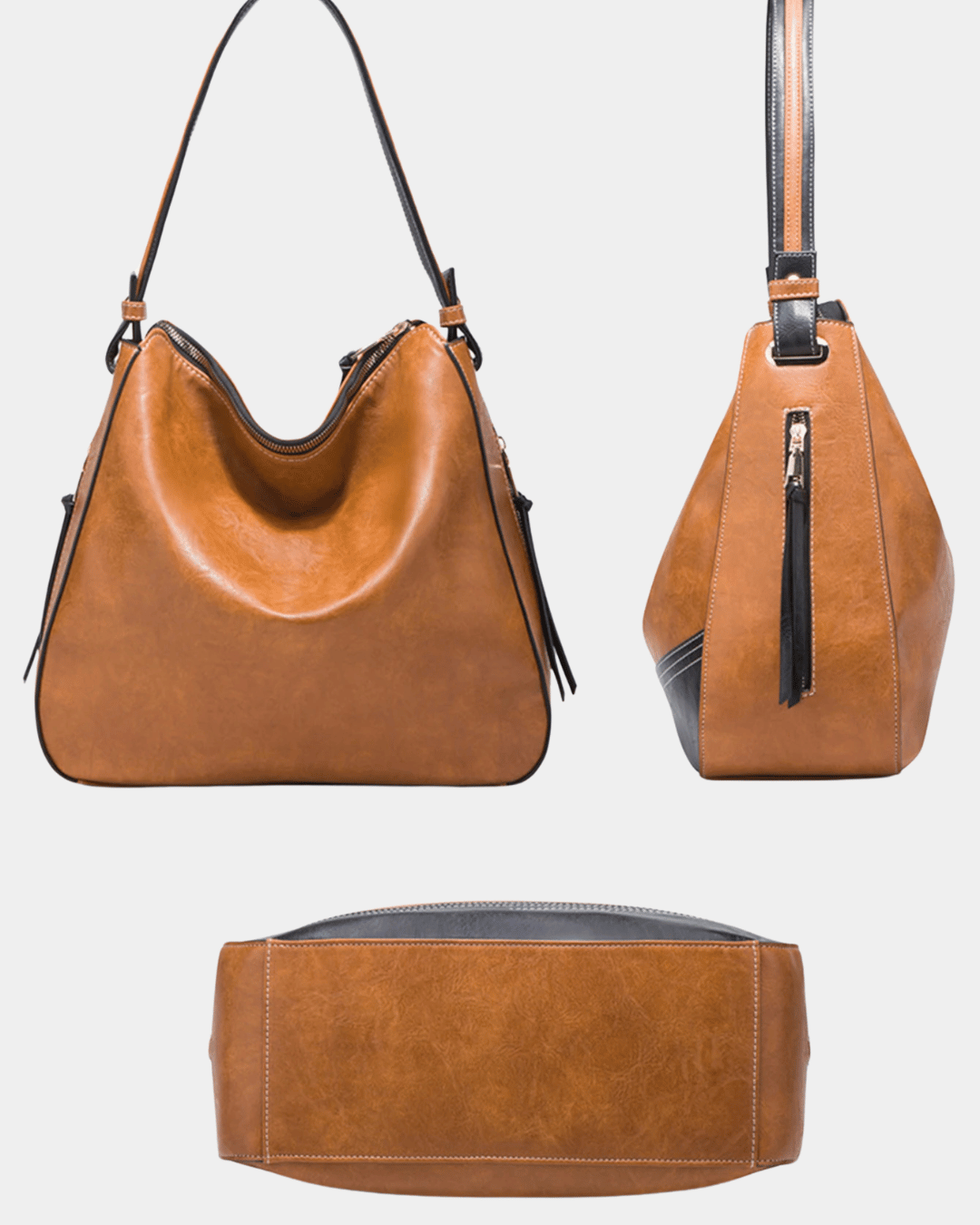 Kit de bolsa de couro premium de luxo