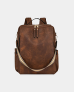 Mochila Estefani em couro modelo novo 2026