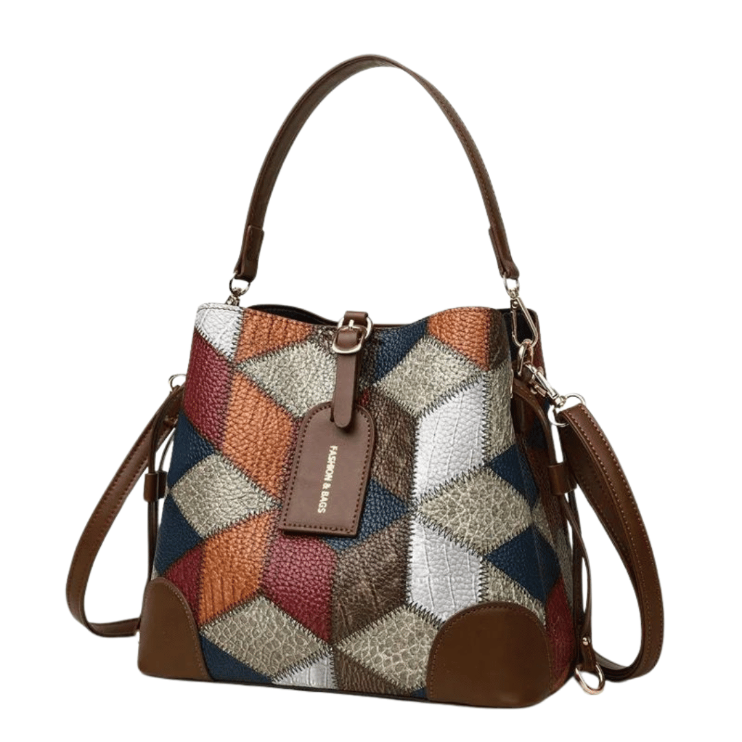 Bolsa Iva com estampa geométrica