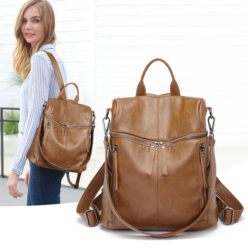 Mochila Rebeca Soft couro