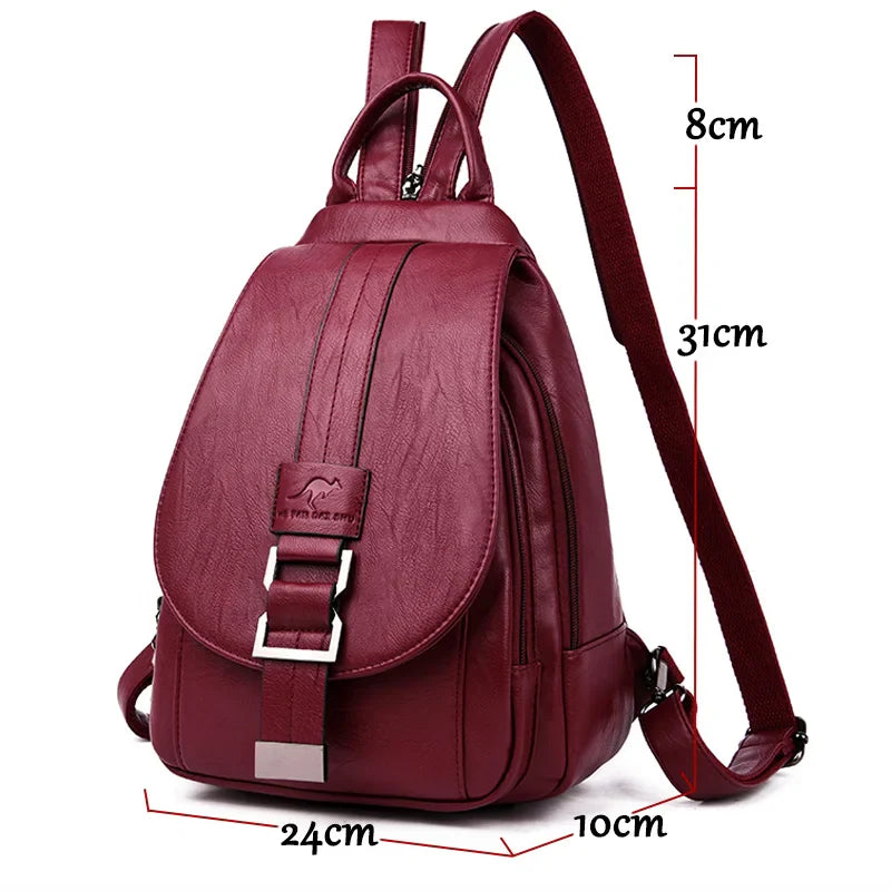 Mochila de couro Tania Mares