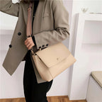 Bolsa elegante em couro genuíno