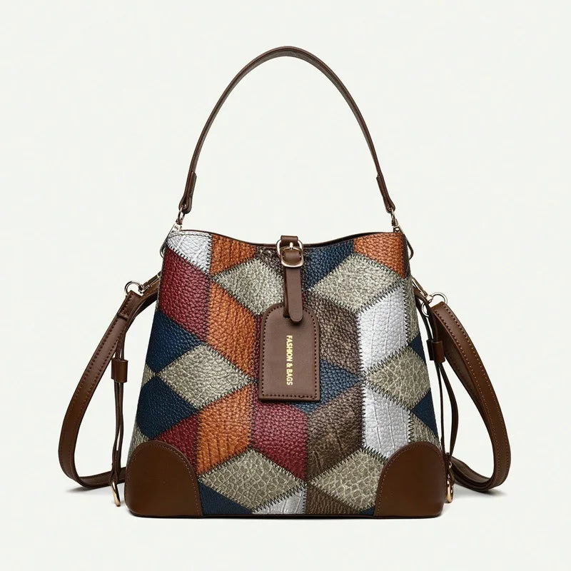Bolsa Iva com estampa geométrica
