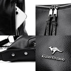 Bolsa tote de couro genuíno
