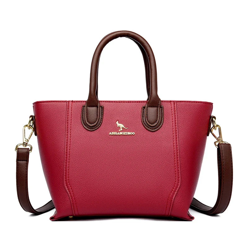Bolsa Sany de couro moderno