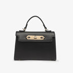 Bolsa de couro Hyde com alça de corrente
