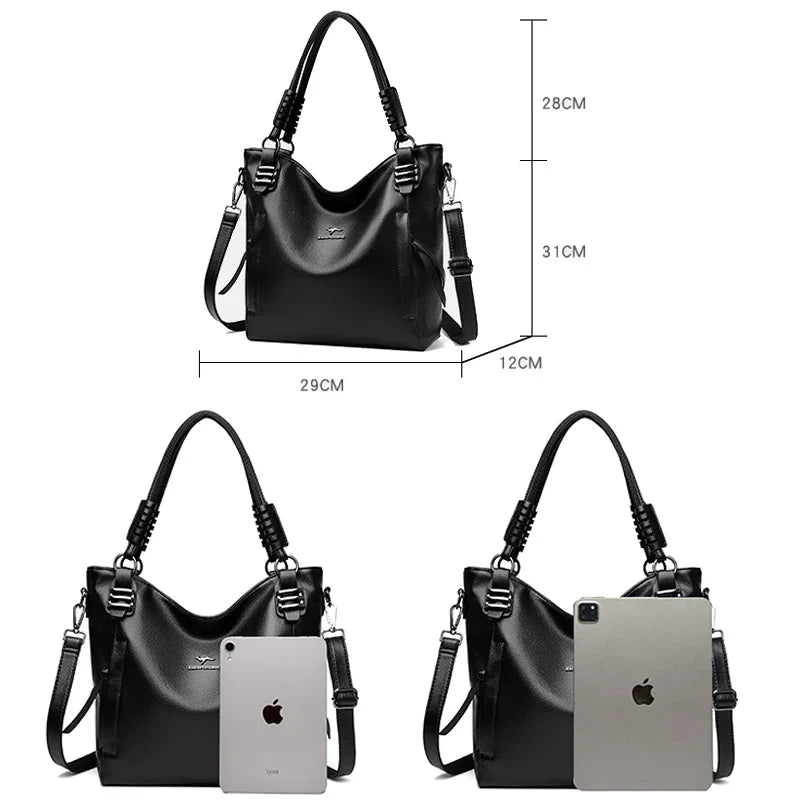 Bolsa  Marina Campos tote de couro