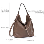 Bolsa Emma em couro legítim