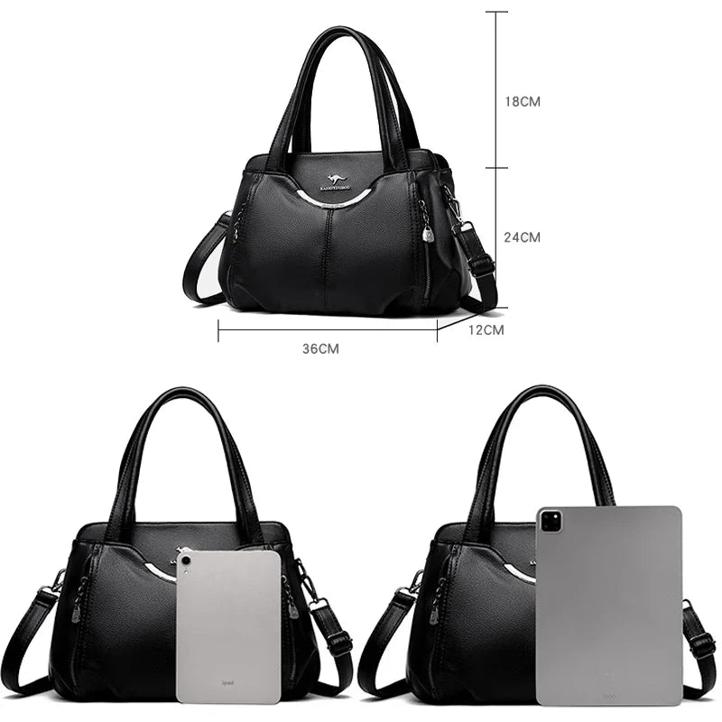 Bolsa tote de couro Sandra Mares