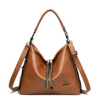 Bolsa tote de couro genuíno