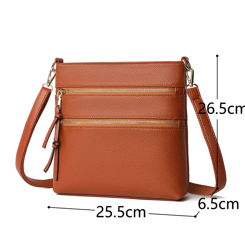 Bolsa Ipanema com zíper duplo
