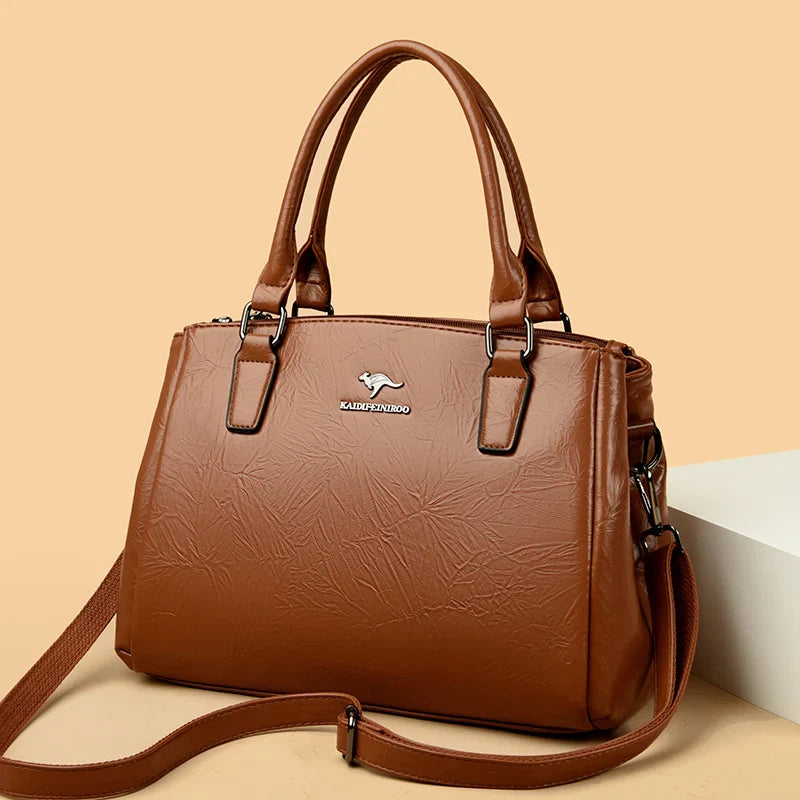 Bolsa Tote de Couro Andreza - Lançamento 2026