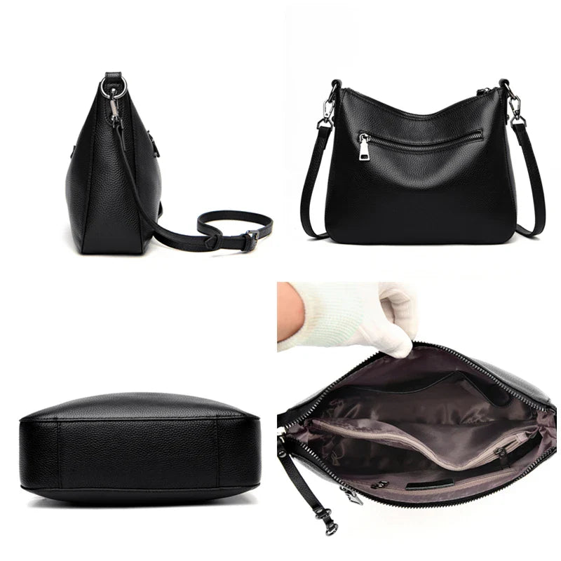Bolsa de couro Camila Salle