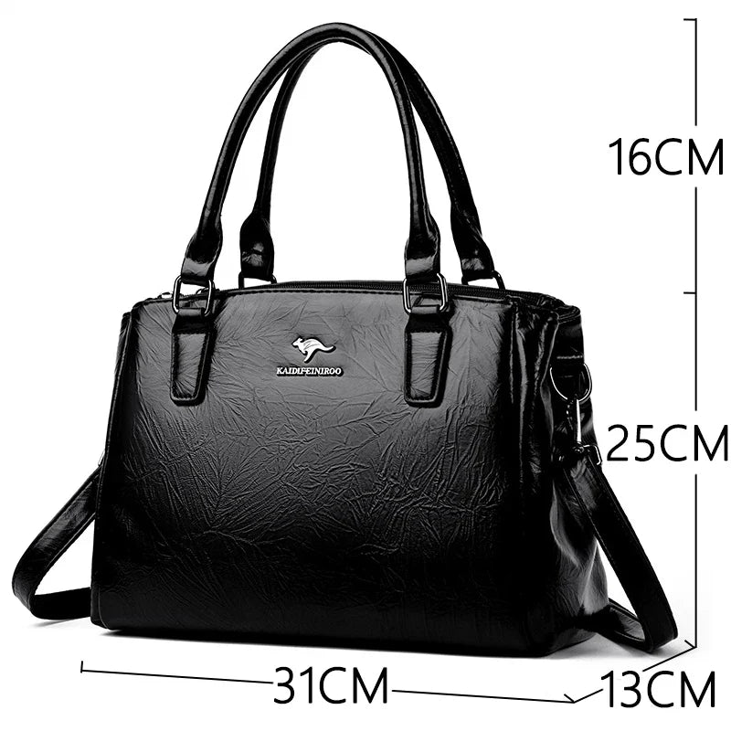 Bolsa Tote de Couro Andreza - Lançamento 2026