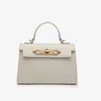 Bolsa de couro Hyde com alça de corrente