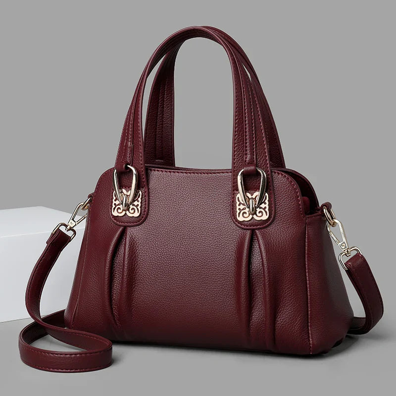 Bolsa tote de couro Ladi