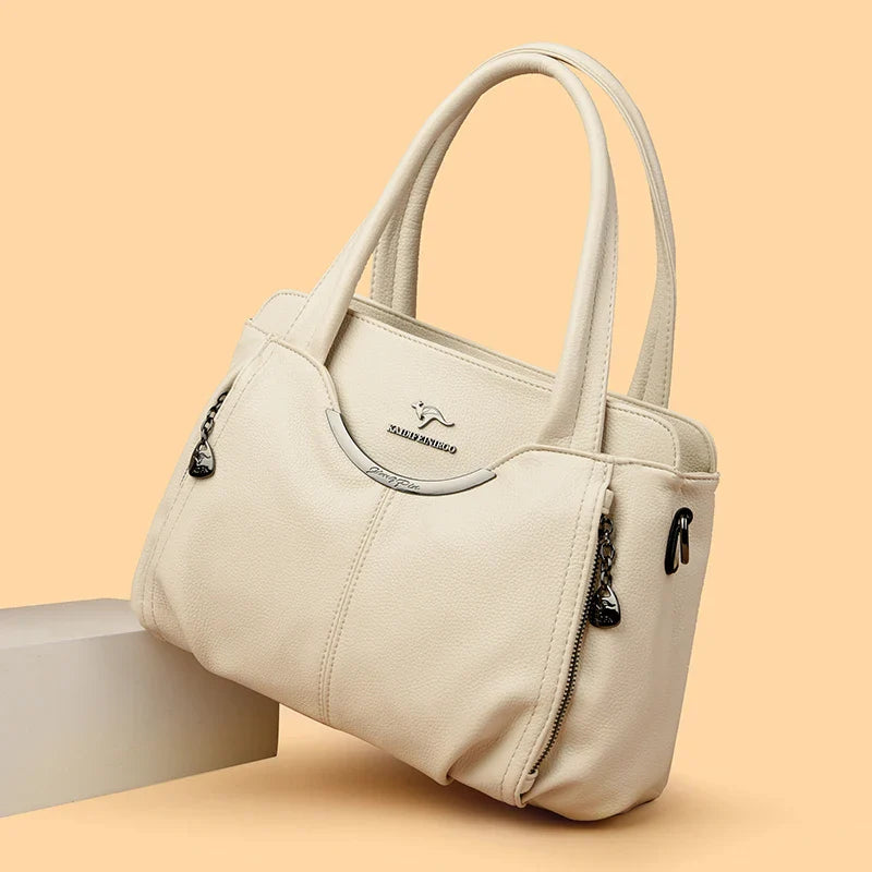 Bolsa tote de couro Sandra Mares
