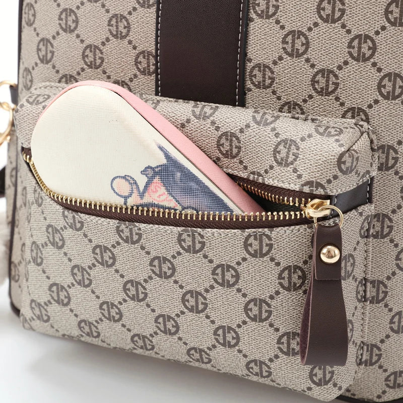 Mochila de couro Naty, novo modelo 2026