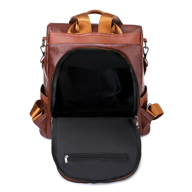 Nova mochila de couro macio 2026