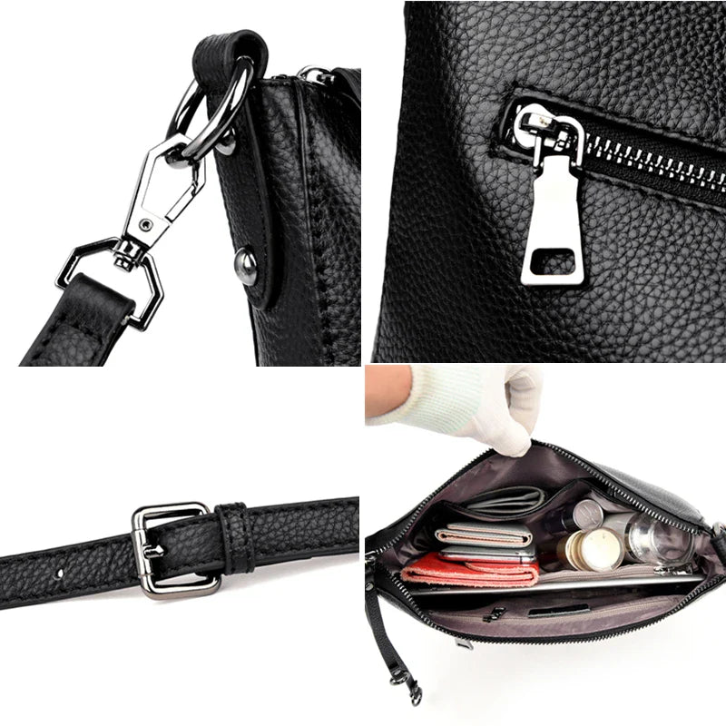 Bolsa de couro Camila Salle