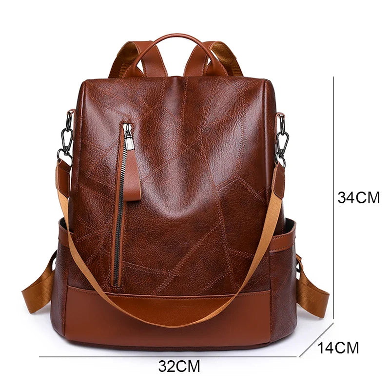 Nova mochila de couro macio 2026