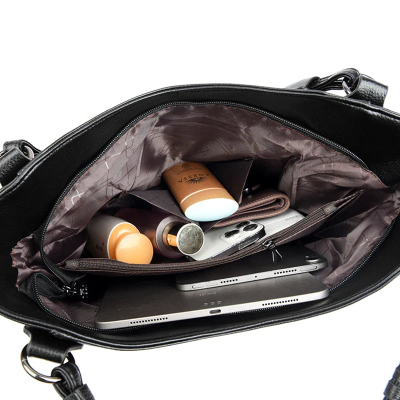 Bolsa  Marina Campos tote de couro