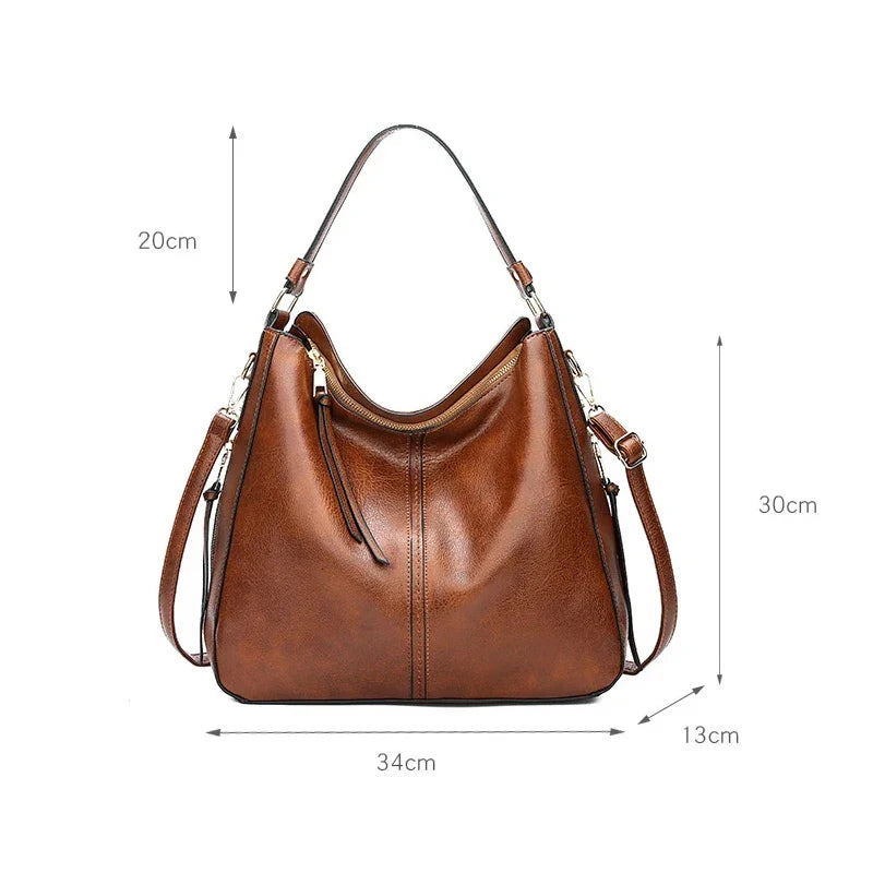 Bolsa tote de couro Maísa