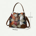 Bolsa Iva com estampa geométrica