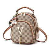 Mochila Vick com divisórias de couro