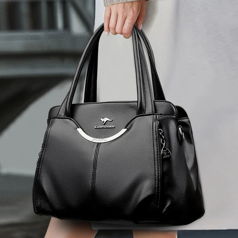Bolsa tote de couro Sandra Mares