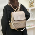 Mochila feminina de couro Fox