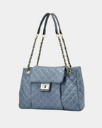 Bolsa de couro acolchoada belga
