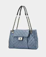 Bolsa de couro acolchoada belga