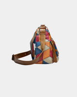 Bolsa Geométrica de Couro Amanda Santos